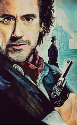 Robert Downey Jr (Watercolor-cum- Pencil work)